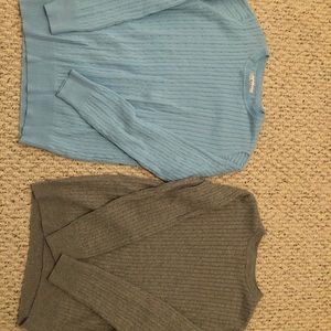 2 Kim Rogers Sweater Size Small Blue and Grey
